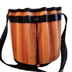 Baskets of Cambodia Woven Shoulder Bag